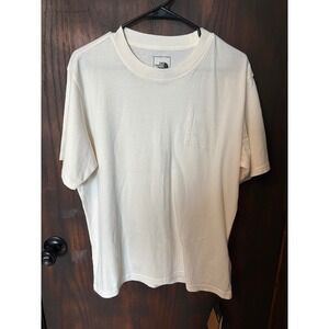 The North Face Mens Garment Dye Tee Gardenia White Size Medium NEW